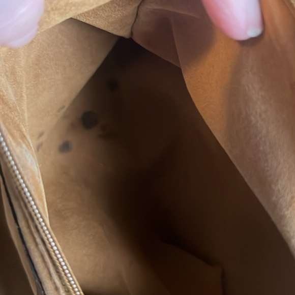 Patricia Nash Barcelona Genuine Leather Brown Saddle Bag Crossbody - Picture 10 of 13